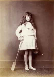 Carroll Lewis Prints: Xie Kitchin with Bucket and Spade