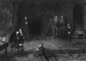 Torturer Gallery: Xit wedded to the scavengers daughter, 1840. Artist: George Cruikshank