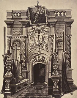Holy Sepulchure Prints: XIVe Station. Le corps de Jesus est depose dans le tombeau