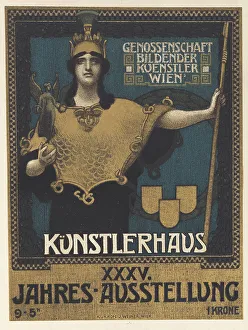 XXXV. Annual exhibition of the Vienna Visual Artists Cooperative, 1902. Creator: Schram (Schramm), Alois Hans (1864-1919)