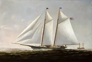 The Yacht America, 1877. Creator: Charles S. Raleigh