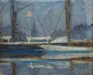 Normandy Prints: The yacht basin at Deauville, c1910. Creator: Bonnard; Pierre (1867-1947)