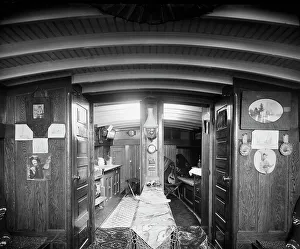 Galley Prints: Yacht Suedon [sic], cabin interior, between 1904 and 1910. Creator: Unknown