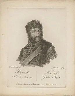 Francesco 1780 1856 Prints: Yakov Petrovich Kulnev (1763-1812), 1813. Artist: Vendramini, Francesco (1780-1856)
