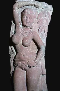 A yakshi (tree-goddess) from a Jain Stupa, 2nd century