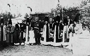 Yakuts on a holiday, late 19th cent - early 20th cent. Creator: I Popov