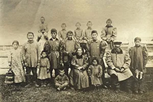 Family Group Prints: Yakuts of Meginsky ulus, Yakut region, 1895-1939. Creator: L Veniukov