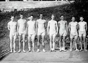 Line Up Prints: Yale Varsity line-up, between c1910 and c1915. Creator: Bain News Service