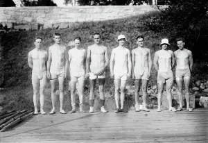 Team Prints: Yale Varsity line-up, between c1910 and c1915. Creator: Bain News Service