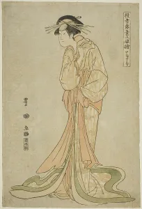 Toyokuni Utagawa Prints: Yamatoya: Iwai Hanshiro IV as Okaru