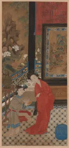 1644 1911 Prints: Yang Guifei Leaving the Bath, 1700s. Creator: Unknown