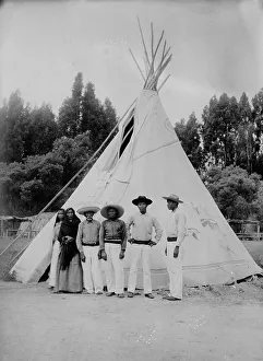 Wigwam Prints: Yaqui Indians, between c1910 and c1915. Creator: Bain News Service