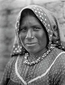 Matron Prints: Yaqui matron, head-and-shoulders portrait