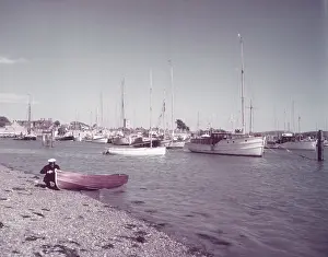 Rowing Boat Prints: Yarmouth, Isle of Wight, c1955. Creator: Arthur Charles Kirby Ware