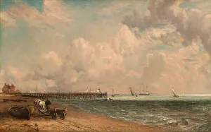 Great Yarmouth Prints: Yarmouth Jetty, 1822. Creator: John Constable