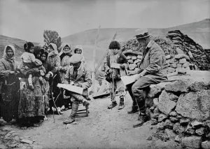 Displacement Prints: Yarrow allotting relief to Armenian orphans
