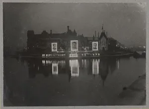 Stalin Prints: The Yauza Embankment on November 7, 1935, 1935. Creator: Anonymous