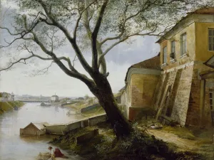 Popov Prints: Over the Yauza River in Moscow, 1860. Artist: Popov, Alexander Pavlovich (1835-after 1889)