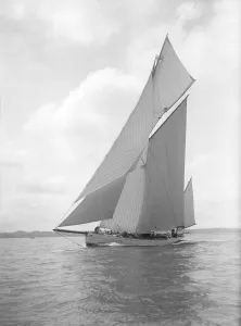 The yawl Betty, 1911. Creator: Kirk & Sons of Cowes