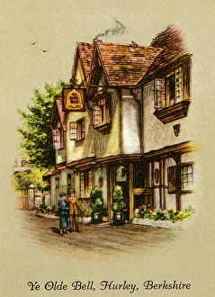 Winston Leonard Spencer Churchill Gallery: Ye Olde Bell, Hurley, Berkshire, 1936. Creator: Unknown