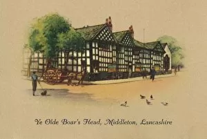Village Collection: Ye Olde Boars Head, Middleton, Lancashire, 1939