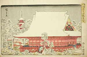 New Years Eve Prints: The Year-end Fair at Kinryuzan Temple in Asakusa (Asakusa Kinryuzan toshi no ichi)