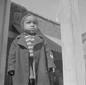 Florida United States Of America Gallery: Three year-old boy, Daytona Beach, Florida, 1943. Creator: Gordon Parks