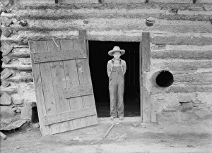 Child Labour Gallery: Ten year old son of tobacco sharecropper... Granville County, North Carolina, 1939