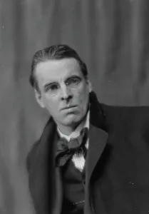 Yeats, William Butler, Mr. portrait photograph, 1914 Mar. 31. Creator: Arnold Genthe