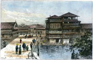 Forsyth Prints: Yebisu Bashi, Osaka, Japan, 1891. Artist: A Forsyth