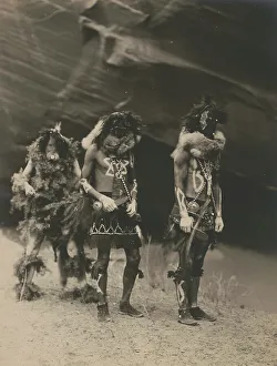 God Of War Prints: Yeibichai war gods, 1904, c1905. Creator: Edward Sheriff Curtis
