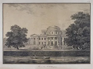 The Yelagin Palace in Saint Petersburg, 1823. Artist: Beggrov, Karl Petrovich (1799-1875) The Yelagin Palace in Saint Petersburg, 1823. Artist: Beggrov, Karl Petrovich (1799-1875)