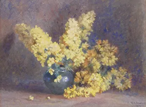 Gorse Prints: Yellow blossom and rosemary, 1897. Creator: Margaret Stoddart