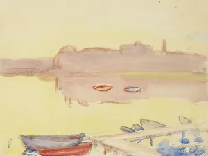1911 Prints: Yellow Haven, 1911. Creator: Juho Makela