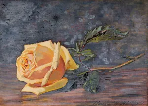 Pure Prints: Yellow Rose, 1887. Creator: Florence Westwood Whitfield
