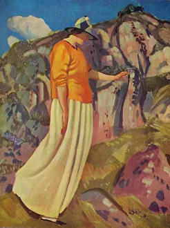 Studio Publications Collection: The Yellow Skirt, 1914. Artist: Derwent Lees