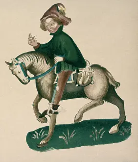 Pilgrimage Prints: The Yeoman, 1911. Creator: Unknown