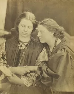 Holding Hands Gallery: Yes or No, 1865. Creator: Julia Margaret Cameron