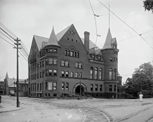 Public Services Prints: Y.M.C.A. building, Hartford, Conn. between 1900 and 1910. Creator: Unknown