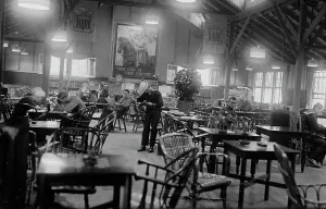 Bryant Park Prints: Y.M.C.A. hut, 1918. Creator: Bain News Service