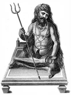 Yoga Prints: A Yogi meditating, 1811