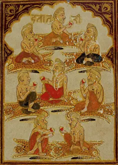 Sadu Prints: Eight Yogis, Number Eight of the Ishana Suit