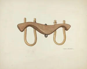 Yoke for Oxen, 1935 / 1942. Creator: Rose Campbell-Gerke