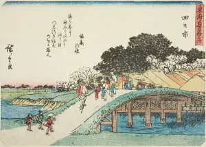 Tokaido Prints: Yokkaichi, from the series Fifty-three Stations of the Tokaido (Tokaido gojusan tsu)
