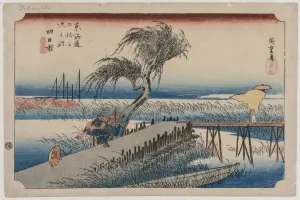 1615 1868 Prints: Yokkaichi: View of the Mie River