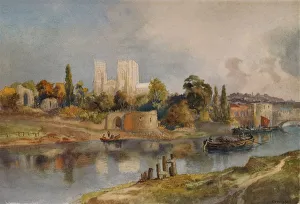 River Ouse Prints: York, c1901, (1938). Artist: Richard Henry Wright