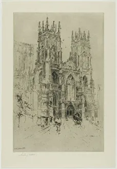 Watson Charles John Prints: York Cathedral, 1898. Creator: Charles John Watson
