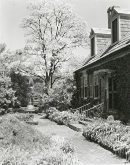 York Hall, Captain George Preston Blow, Route 1005 and Main Street, Yorktown, Virginia, 1929. Creator: Frances Benjamin Johnston. York Hall, Captain George Preston Blow, Route 1005 and Main Street, Yorktown, Virginia, 1929