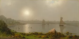 York Harbor, Coast of Maine, 1877. Creator: Martin Johnson Heade