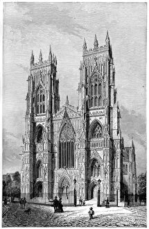 Images Dated 25th June 2007: York Minster, 1893